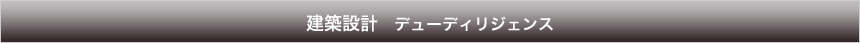 建築設計　デューディリジェンス